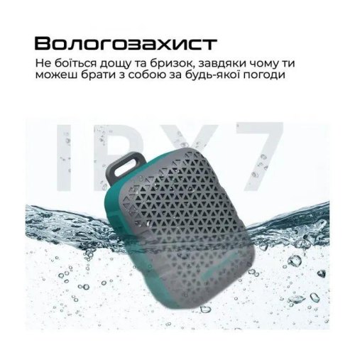 Портативна колонка HiFuture Pocket-S, 5W, Grey/Blue