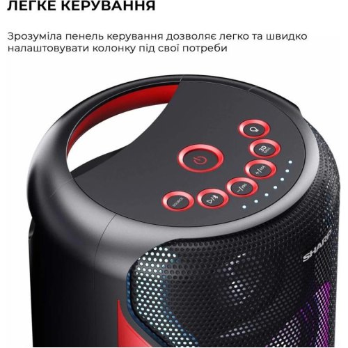 Портативна колонка Sharp PS-921, Black