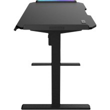 Стіл геймерський Cougar E-DEIMUS 120, USB 3.0/Type-C Extension хаб, RGB підсвічування, електричне регулювання висоти