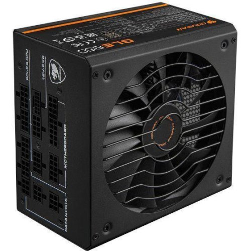 Блок живлення Cougar GLE850, 850Вт, 80 Plus Gold, Modular, 135мм Silent Fan, 8xSATA, 4xPCI-E