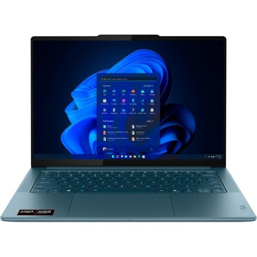 Ноутбук Lenovo Yoga Pro 7 14ASP10, 14.5 OLED/AMD Ryzen AI 9 365/32GB/SSD 1TB/UMA/Win11P/Tidal Teal (83LX0012RA)
