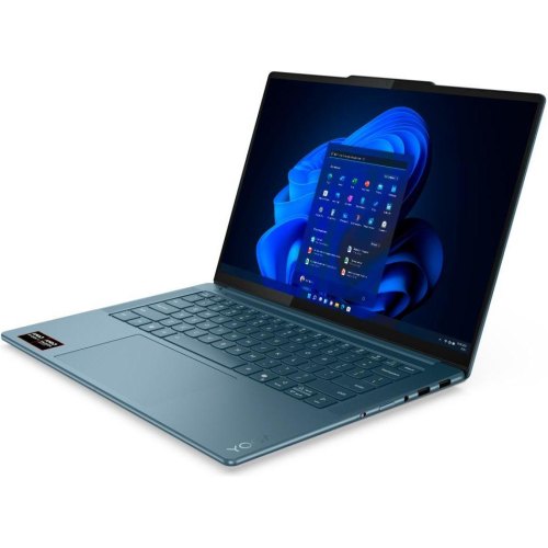 Ноутбук Lenovo Yoga Pro 7 14ASP10, 14.5 OLED/AMD Ryzen AI 9 365/32GB/SSD 1TB/UMA/Win11P/Tidal Teal (83LX0012RA)