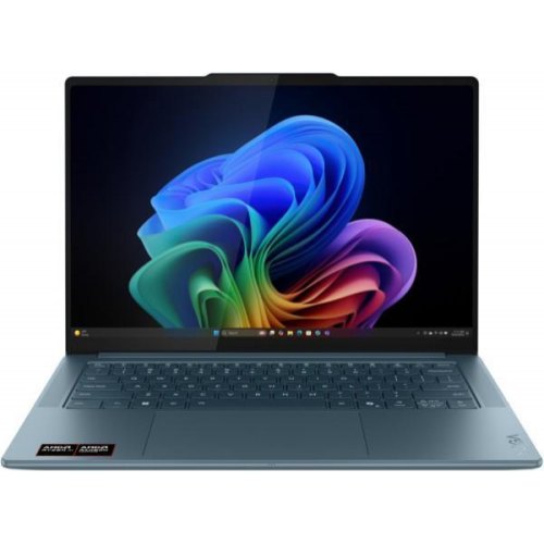 Ноутбук Lenovo Yoga Pro 7 14ASP10, 14.5 OLED/AMD Ryzen AI 9 365/32GB/SSD 1TB/UMA/DOS/Tidal Teal (83LX0011RA)