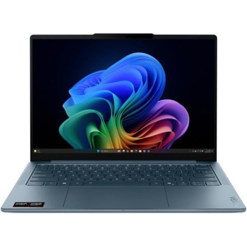 Ноутбук Lenovo Yoga Slim 7 14AKP10, 14 OLED/AMD Ryzen AI 5 340/16GB/SSD 1TB/UMA/DOS/Tidal Teal (83JY004VRA)