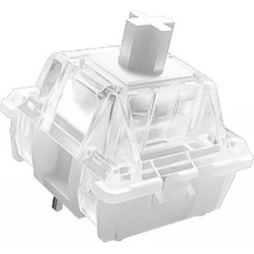 Комплект перемикачів Hator Aurum Milky Way Silent switch linear, 10шт (HTS-187)