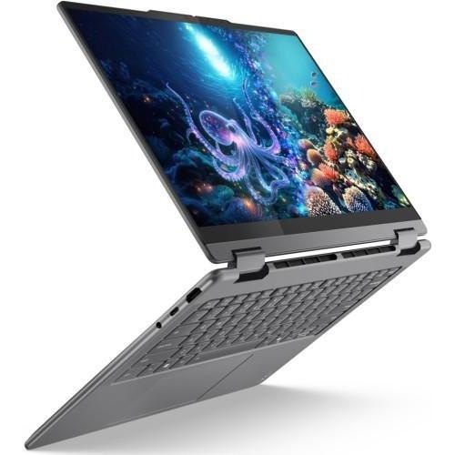 Ноутбук Lenovo Yoga 7 2-in-1 14ILL10, 14 OLED/Intel Core Ultra 7 258V/32GB/SSD 1TB/Intel UHD/DOS/Pen/Luna Grey (83JQ009WRA)
