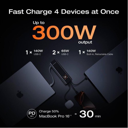 Зовнішній акумулятор Powerbank EcoFlow Rapid Pro, 27650mAh (EF-RAPIDPRO27K-EU)