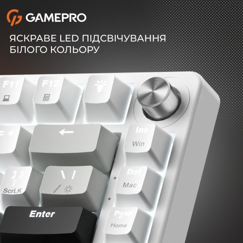 Клавіатура дротова GamePro Genesis Silverlight, механічна (MK126)
