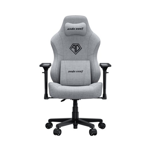 Крісло геймерське Anda Seat Phantom 3 Pro Size L Fabric Grey (AD18YC-06-G-F)