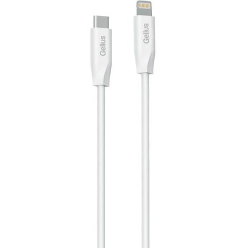 Кабель Gelius One GP-UCN013, USB Type-C to Lightning, 3A, 27W, 1м, White (00000100083)