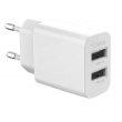 Мережевий зарядний пристрій Gelius Simple GP-HC059, 2xUSB Type-A, 2.4A, White (00000098754)