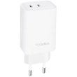 Мережевий зарядний пристрій Gelius Dos GP-HC062, 40W, 2xUSB Type-C, White (00000099740)