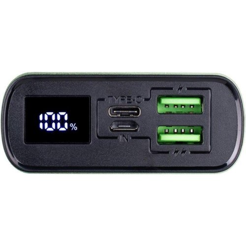 Зовнішній акумулятор Powerbank Gelius Lightstone GP-PB300i, 20000mAh, QC/PD 22.5W, Green (00000099033)