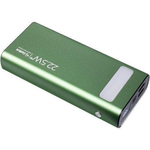 Зовнішній акумулятор Powerbank Gelius Lightstone GP-PB300i, 20000mAh, QC/PD 22.5W, Green (00000099033)
