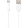 Кабель Gelius One GP-UC118, USB Type-A to Lightning, 12W, 2м, White (00000085163)