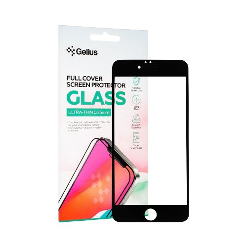 Захисне скло Gelius Full Cover Ultra-Thin, для Apple iPhone 6 Plus, 0.25мм, Black (00000093352)