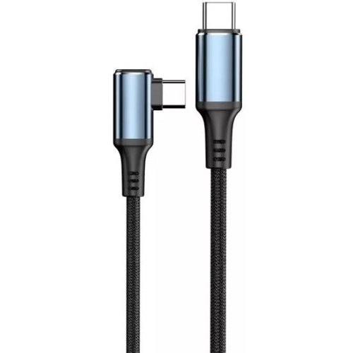 Кабель Gelius Corner GP-UCN011, USB Type-C to USB Type-C, 100W, 1.2м, Black (00000099751)