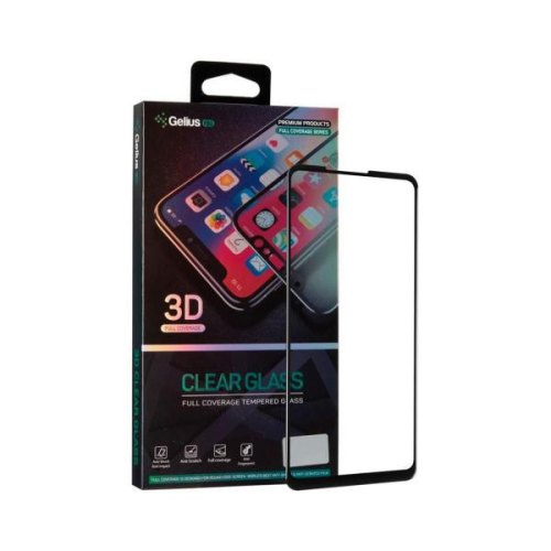 Захисне скло Gelius Pro 3D, для Samsung Galaxy A21s (A217), Black (00000080142)