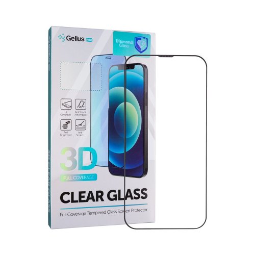 Захисне скло Gelius Pro 3D Diamond, для Apple iPhone 13 Pro Max/iPhone 14 Plus, Black (00000099928)