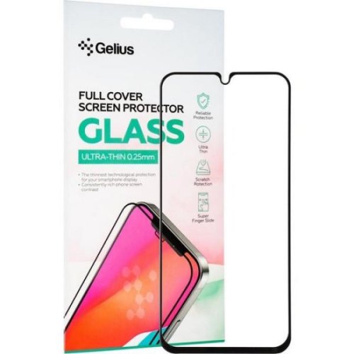 Захисне скло Gelius Full Cover Ultra-Thin, для Samsung Galaxy A34 (A346), 0.25мм, Black (00000092745)