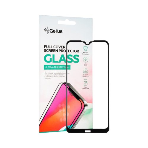 Захисне скло Gelius Full Cover Ultra-Thin, для Xiaomi Redmi 8/Redmi 8A, 0.25мм, Black (00000091426)