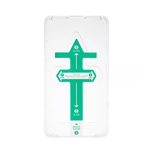 Захисне скло Krazi Eazy EZFT01, для Apple iPhone 12 Pro Max, з інсталяційною рамкою, Black (00000083255)