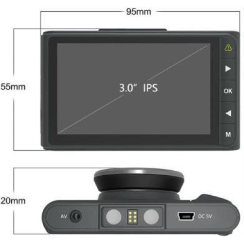 Автомобільний відеореєстратор CarCam T418m, FullHD (40764899)