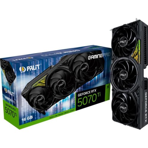 Відеокарта Palit GeForce RTX 5070 Ti 16GB GDDR7 GamingPro V1 (NE7507T019T2-GB2031Y)