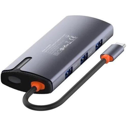 Док-станція ColorWay, USB Type-C to USB Type-C PD 100W/3xUSB 3.0/USB 2.0/RJ-45 (CW-HUB03)
