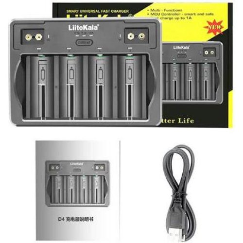 Зарядний пристрій для акумуляторів Liitokala Lii-D4