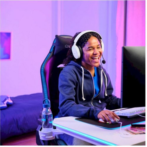 Гарнітура дротова, ігрова Trust GXT 490 Fayzo White (25302)