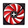 Вентилятор для корпусу Xilence XPF120.R (XF039), 120мм, 3-pin+4-pin, Black/Red