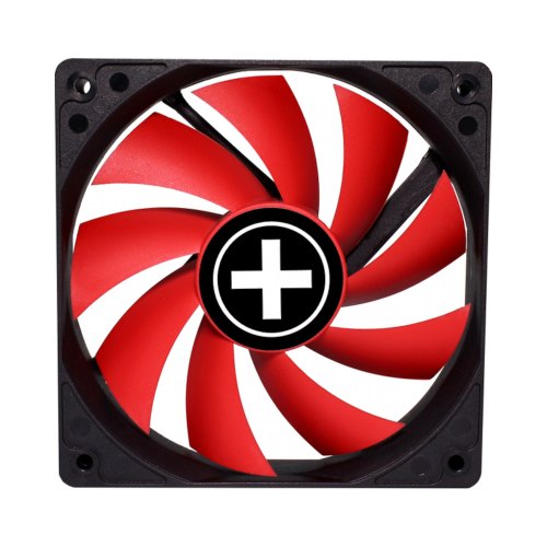 Вентилятор для корпусу Xilence XPF120.R (XF039), 120мм, 3-pin+4-pin, Black/Red