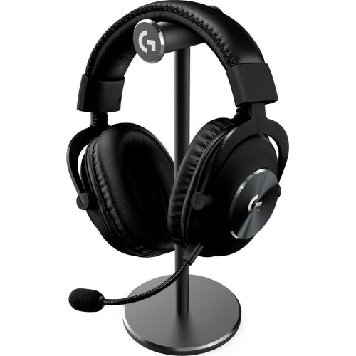 Гарнітура дротова, ігрова Logitech G Pro X with Stand Black (991-000358)