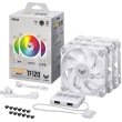 Набір вентиляторів для корпусу Asus TUF Gaming TF120, 120мм, ARGB, 3шт, White (90DA0033-B09030)