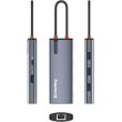 Док-станція ColorWay, USB Type-C to USB Type-C PD 100W/3xUSB 3.0/HDMI 4К/RJ-45 (CW-HUB02)