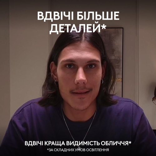 Вебкамера Logitech MX Brio Pale Grey (960-001554)