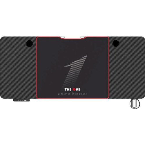 Стіл геймерський 1stPlayer Moto-E 1460, Black