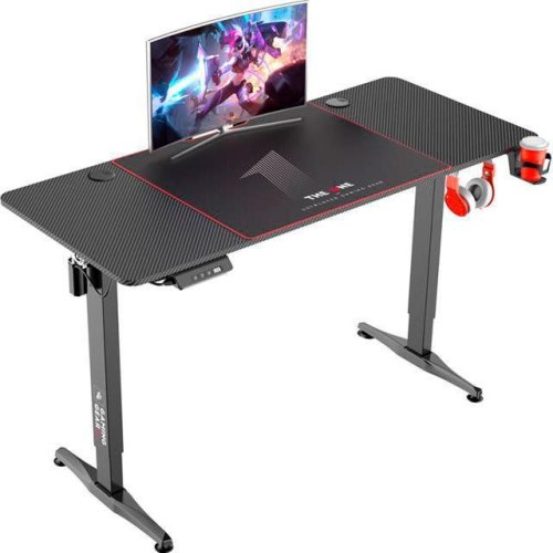 Стіл геймерський 1stPlayer Moto-E 1460, Black