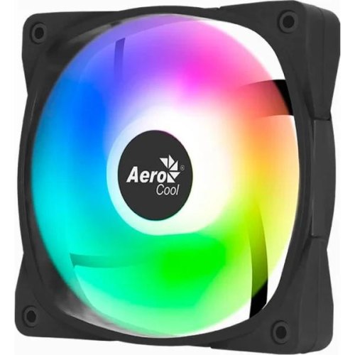 Вентилятор для корпусу AeroCool Frame X 12, 120мм, PWM, ARGB, Black (ACF3-FM11217.11)