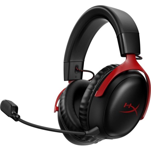 Гарнітура бездротова, ігрова HyperX Cloud III Wireless Black/Red (77Z46AA)