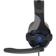 Гарнітура дротова, ігрова Sades SA-726 Ppower Black/Blue (sa726blj)