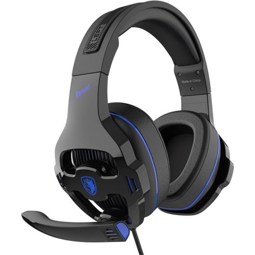 Гарнітура дротова, ігрова Sades SA-726 Ppower Black/Blue (sa726blj)