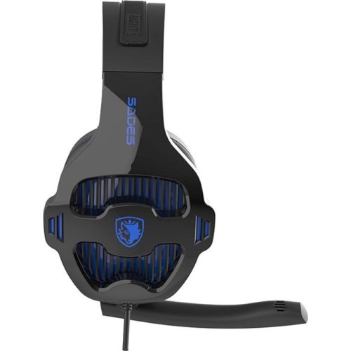 Гарнітура дротова, ігрова Sades SA-726 Ppower Black/Blue (sa726blj)