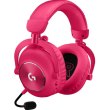 Гарнітура бездротова, ігрова Logitech G Pro X2 Wireless LightSpeed Magenta (981-001275)