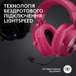 Гарнітура бездротова, ігрова Logitech G Pro X2 Wireless LightSpeed Magenta (981-001275)