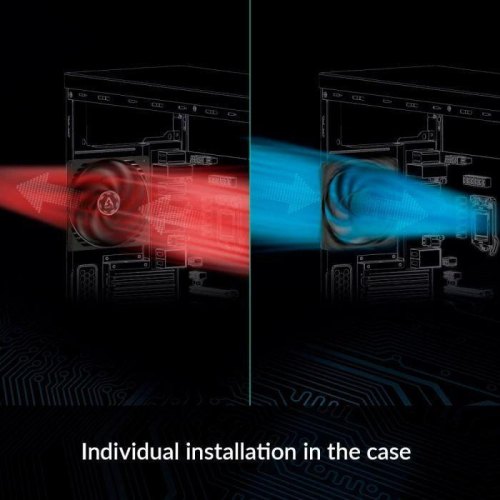 Набір вентиляторів для корпусу Arctic F12, 120мм, PWM, 5шт (ACFAN00145A)