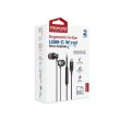 Гарнітура дротова Promate Silken-C Black
