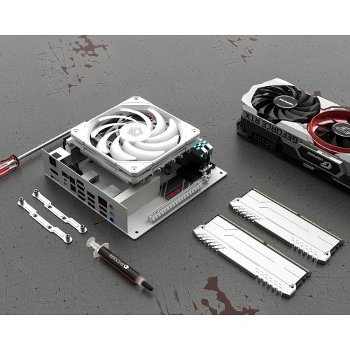 Вентилятор для корпусу ID-Cooling NO-12015-XT, 120мм, ARGB, Snow