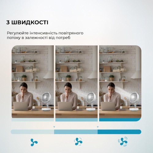 Вентилятор підлоговий Cecotec Telescopic fan EnergySilence 1000 FoldAir Portable (CCTC-08361)